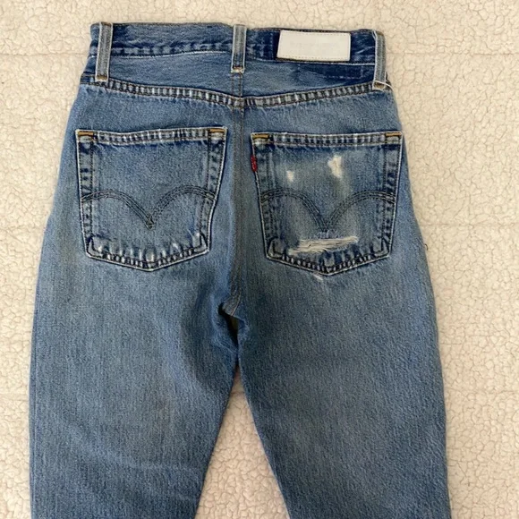 Re/Done Vintage Levis Jeans Size 23 - Picture 4 of 7